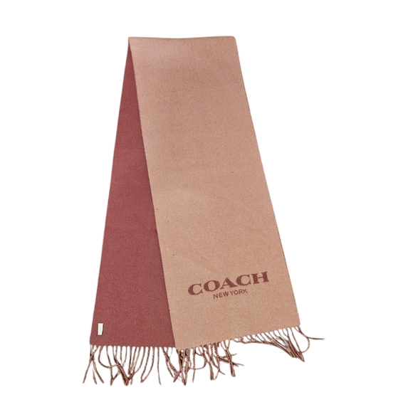 Coach Wool Bland Logo Scarf - Picture 2 of 2